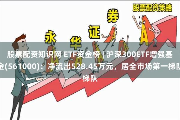 股票配资知识网 ETF资金榜 | 沪深300ETF增强基金(561000)：净流出528.45万元，居全市场第一梯队