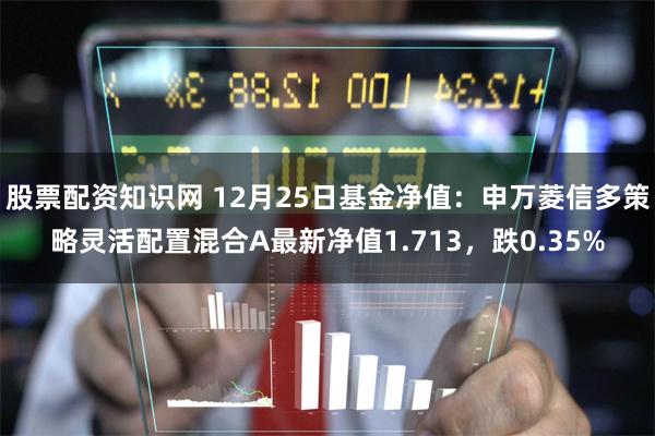 股票配资知识网 12月25日基金净值：申万菱信多策略灵活配置